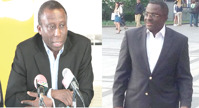 Prof. Francis Dodoo, Incumbent GOC Prez and Ben Nunoo Mensah, GOC Prez contestant